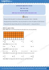 Đề thi giữa kì 2 Toán 6 Cánh diều - Đề số 10